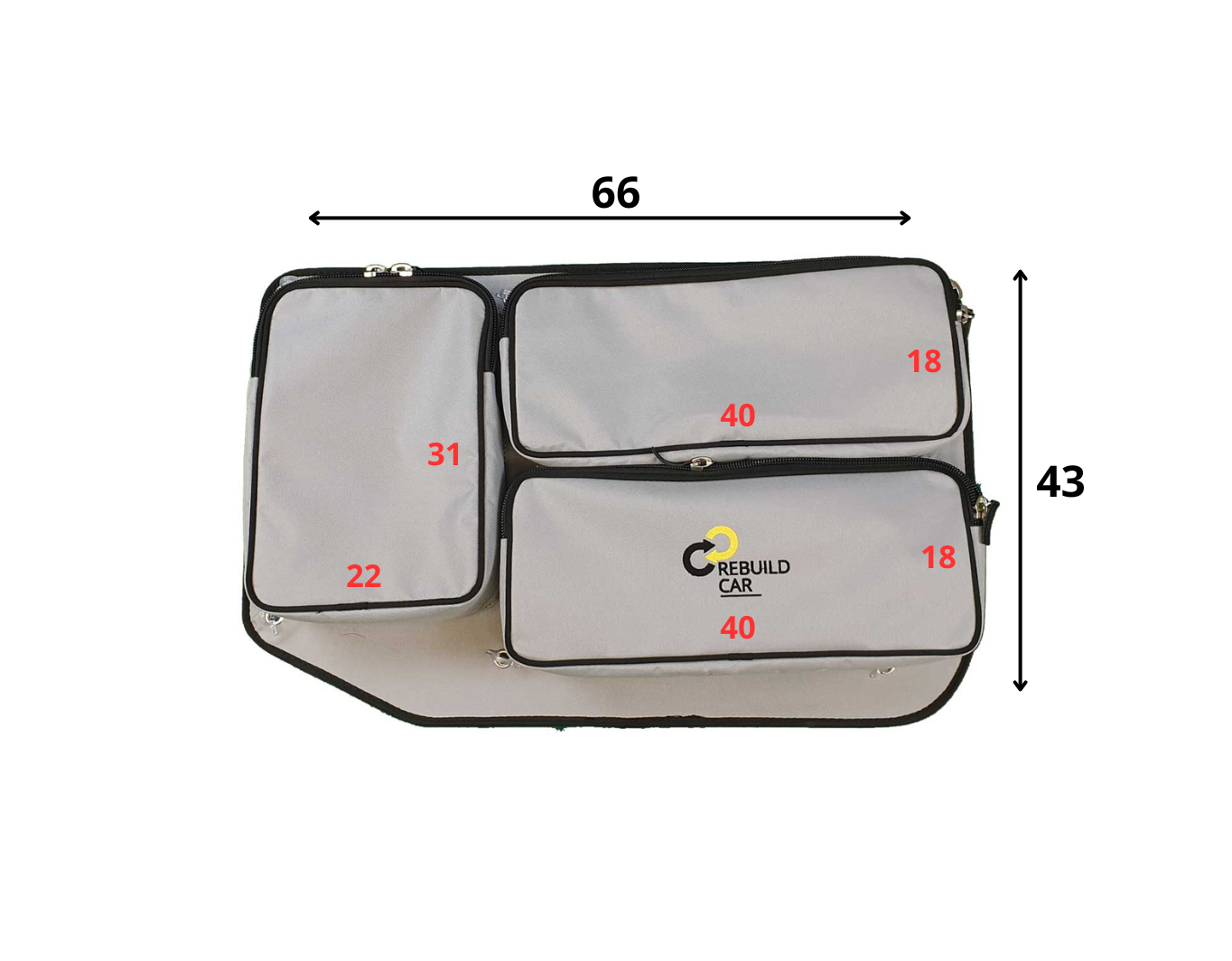 PSAR taška přední řidič